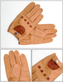 YISEVEN Men's Deerskin Leather Driving Gloves YISEVEN