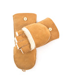 YISEVEN Women's Flip Fingerless Leather Gloves(Mittens) YISEVEN