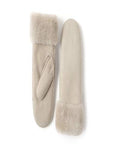 YISEVEN Women's  Winter Shearling Leather Gloves(Mittens) YISEVEN