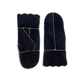 YISEVEN Women's  Lambskin Shearling Leather  Gloves(Mittens) YISEVEN