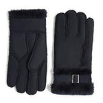 YISEVEN Men's Winter Shearling Sheepskin Gloves YISEVEN