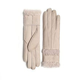 YISEVEN Womens Sheepskin Shearling Leather Gloves YISEVEN