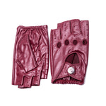 YISEVEN Women's Fingerless Leather Gloves YISEVEN