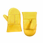 YISEVEN Womens  Sheepskin Shearling Leather Gloves(Mittens) YISEVEN