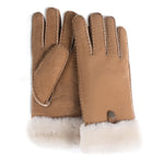YISEVEN Men's  Lambskin Shearling Leather Gloves YISEVEN