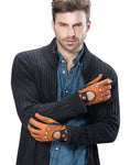 YISEVEN Men's Deerskin Leather Driving Gloves YISEVEN