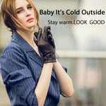 YISEVEN Women‘s Winter Touchscreen  Leather Gloves YISEVEN