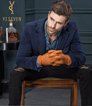 YISEVEN Men's  Deerskin Leather Dress Gloves YISEVEN