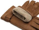 YISEVEN Men's  Classical Deerskin Leather Gloves YISEVEN