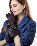 YISEVEN Women's  Lined Deerskin Leather Gloves YISEVEN