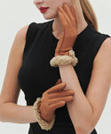 YISEVEN Women's Wool Lined Deerskin Leather Gloves YISEVEN