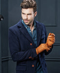 YISEVEN Men's  Deerskin Leather Dress Gloves YISEVEN