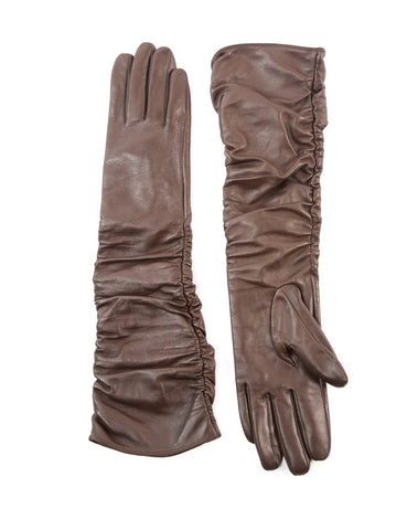 YISEVEN Women's Touchscreen Sheepskin Long Gloves YISEVEN