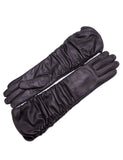 YISEVEN Women's Touchscreen Sheepskin Long Gloves YISEVEN