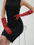 YISEVEN Women's Touchscreen Sheepskin Long Gloves YISEVEN