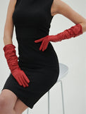 YISEVEN Women's Touchscreen Sheepskin Long Gloves YISEVEN