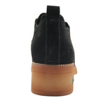 YISEVEN Women's Calfskin Leather Boots for Winter Lace-up YISEVEN