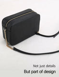 YISEVEN Womens Black Leather Handbag, Genuine Cowhide & Horse Hair YISEVEN