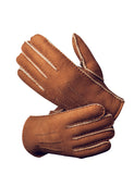 YISEVEN Men's Shearling Sheepskin Leather Gloves (Mitten) YISEVEN