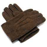 YISEVEN Men's Shearling Sheepskin Leather Gloves (Mitten) YISEVEN