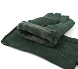 YISEVEN Men's Shearling Sheepskin Leather Gloves (Mitten) YISEVEN