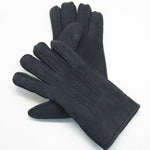 YISEVEN Men's Shearling Sheepskin Leather Gloves (Mitten) YISEVEN