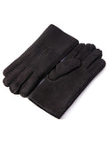 YISEVEN Men's Lambskin Shearling Leather Gloves YISEVEN