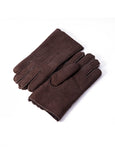 YISEVEN Men's Lambskin Shearling Leather Gloves YISEVEN