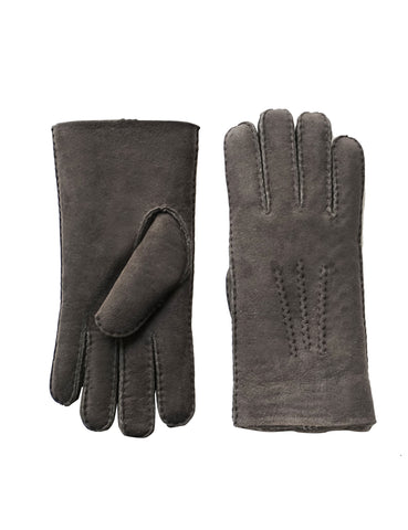 YISEVEN Men's Lambskin Shearling Leather Gloves YISEVEN