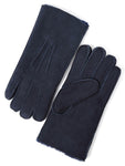 YISEVEN Men's Lambskin Shearling Leather Gloves YISEVEN
