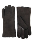 YISEVEN Men's Lambskin Shearling Leather Gloves YISEVEN