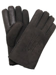 YISEVEN Men's Lambskin Shearling Leather Gloves YISEVEN