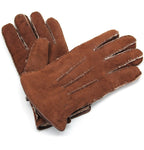 YISEVEN Men's  Shearling New Zealand Sherpa Fur Gloves YISEVEN
