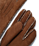 YISEVEN Men's  Shearling New Zealand Sherpa Fur Gloves YISEVEN