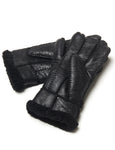 YISEVEN Men's Winter Shearling Sheepskin Gloves YISEVEN