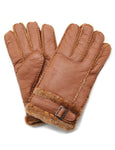 YISEVEN Men's Winter Shearling Sheepskin Gloves YISEVEN
