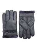 YISEVEN Men's Winter Shearling Sheepskin Gloves YISEVEN