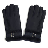 YISEVEN Men's Winter Shearling Sheepskin Gloves YISEVEN