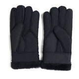 YISEVEN Men's Winter Shearling Sheepskin Gloves YISEVEN
