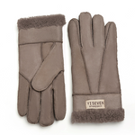 YISEVEN Men's Winter Shearling Sheepskin Gloves YISEVEN