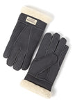 YISEVEN Men's Winter Shearling Sheepskin Gloves YISEVEN