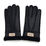 YISEVEN Men's Winter Shearling Sheepskin Gloves YISEVEN