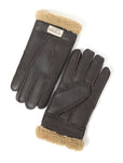 YISEVEN Men's Winter Shearling Sheepskin Gloves YISEVEN
