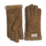 YISEVEN Men's Winter Shearling Sheepskin Gloves YISEVEN