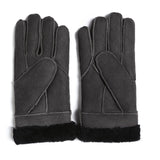 YISEVEN Men's Winter Shearling Sheepskin Gloves YISEVEN
