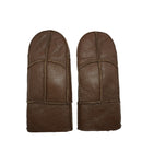 YISEVEN Men's Sheepskin Shearling Leather Gloves(Mittens) YISEVEN