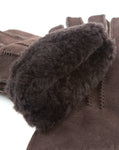 YISEVEN Women's  Lambskin Shearling Leather Gloves YISEVEN