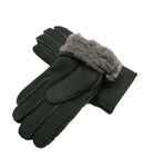 YISEVEN Women's  Lambskin Shearling Leather Gloves YISEVEN