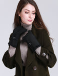 YISEVEN Women's Shearling Leather Gloves YISEVEN