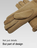 YISEVEN Women's Shearling Leather Gloves YISEVEN
